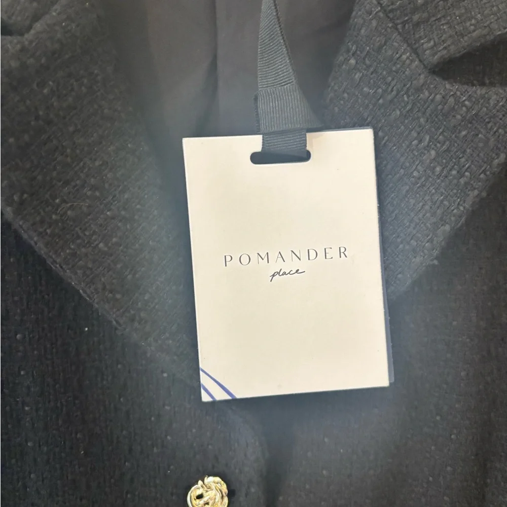 Tuckernuck Black Blazer with Silver Buttons - Picture 4 of 8